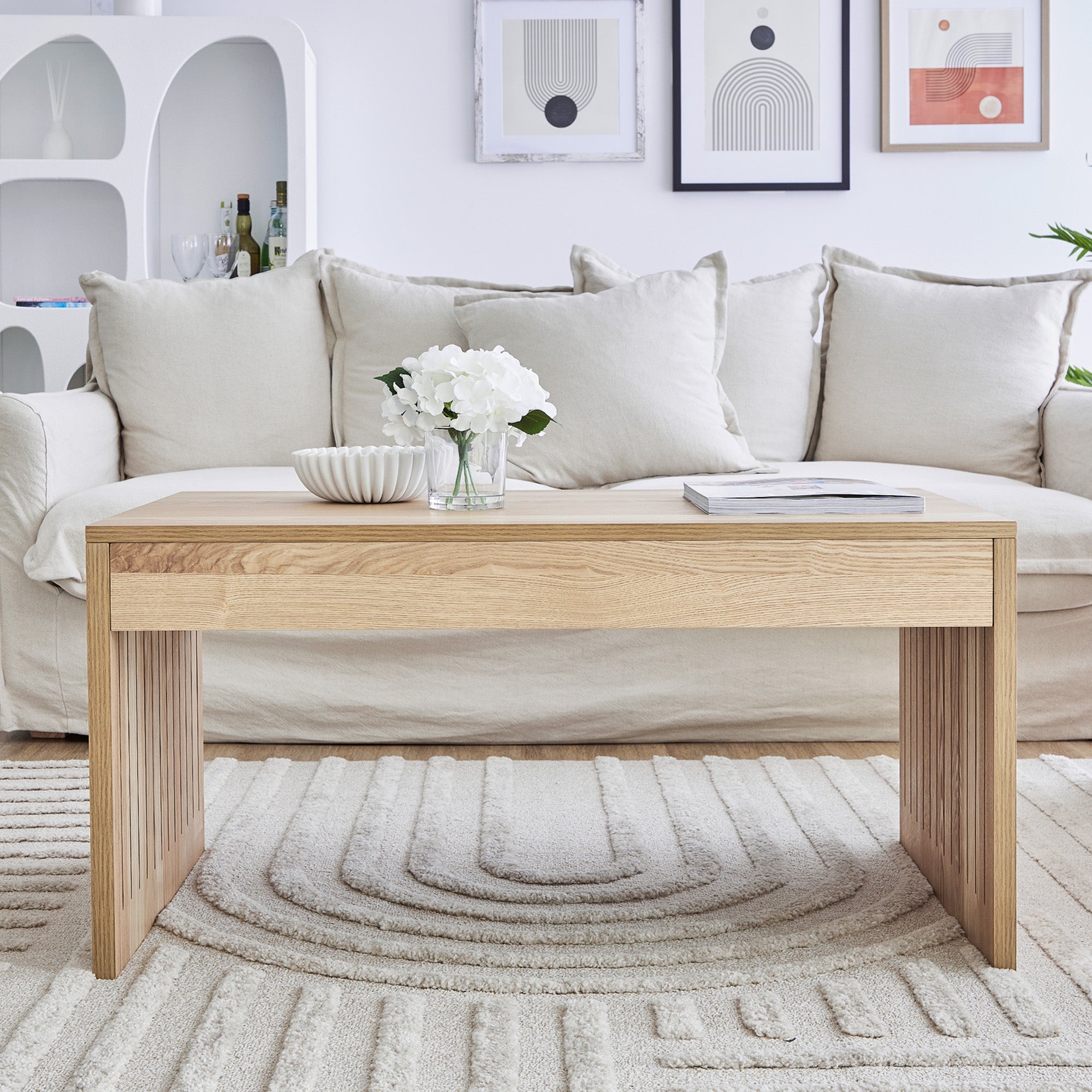 Harper 100cm Coffee Table Natural