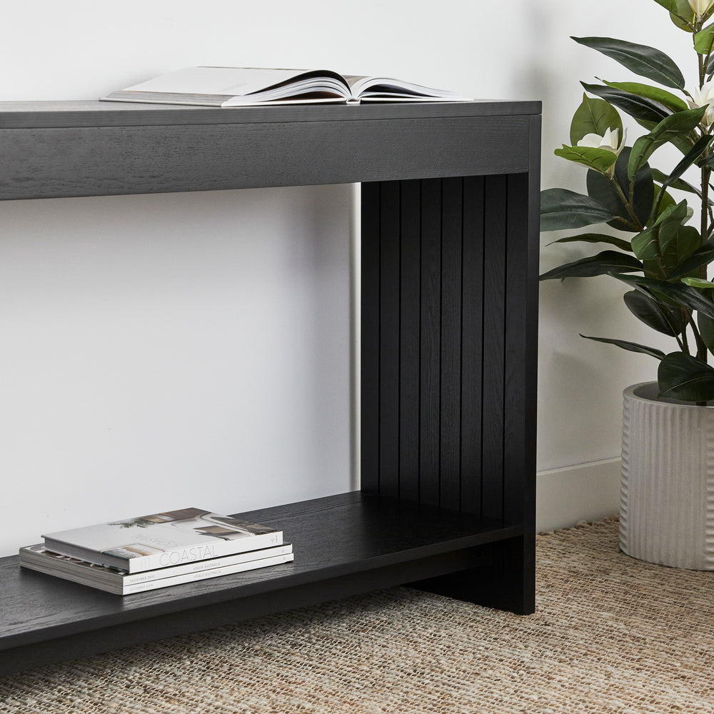Harper Console Table Black (120cm)