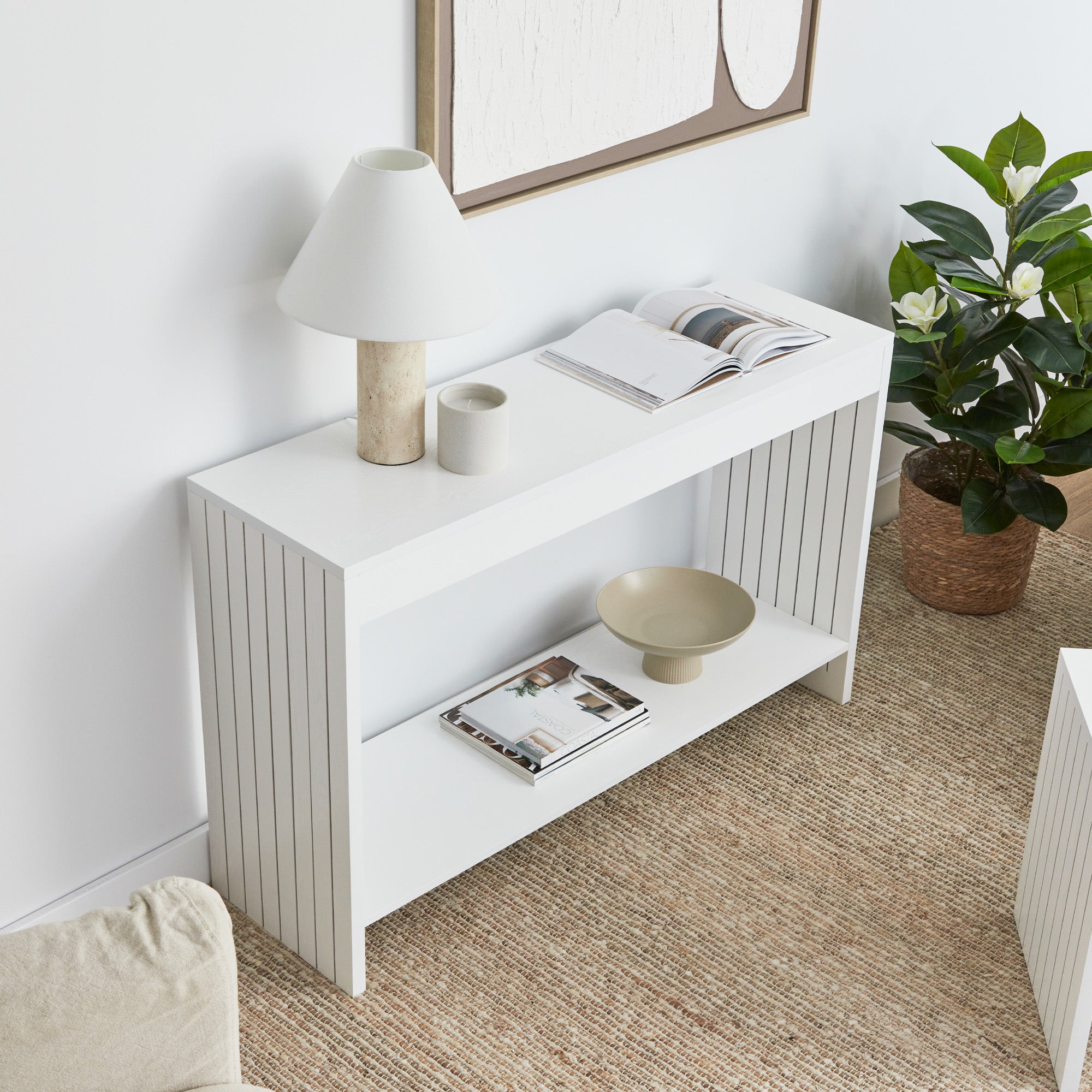 Cooper & Co. Harper 120cm Console Table White