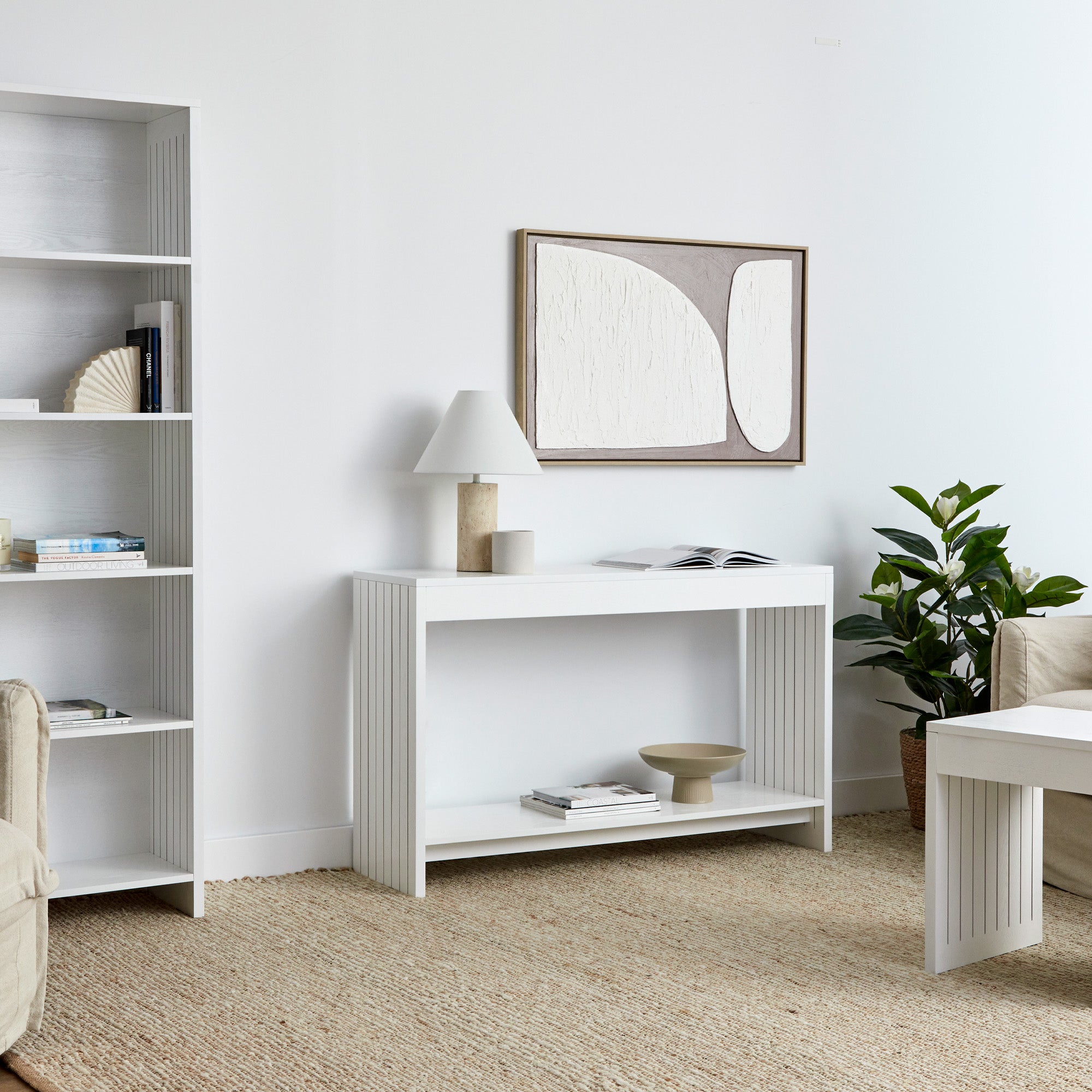 Cooper & Co. Harper 120cm Console Table White