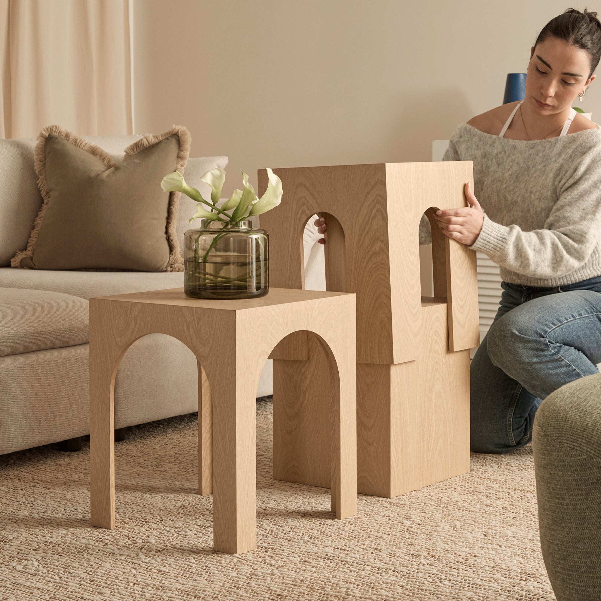 furniture, mirror, and home decor