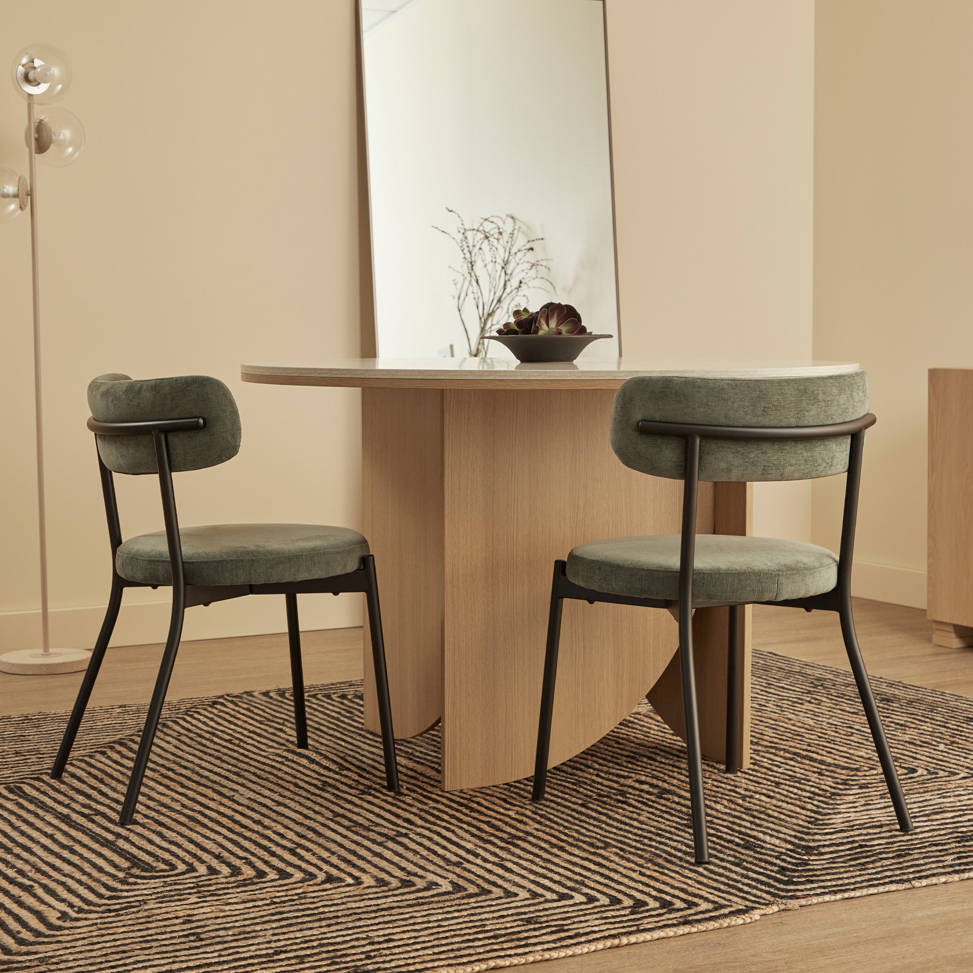 furniture, mirror, and home decor