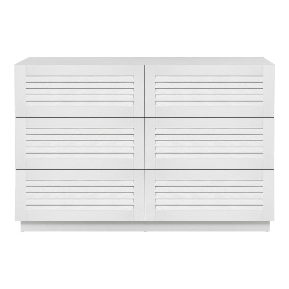 Neive Chest of 6 Drawers White