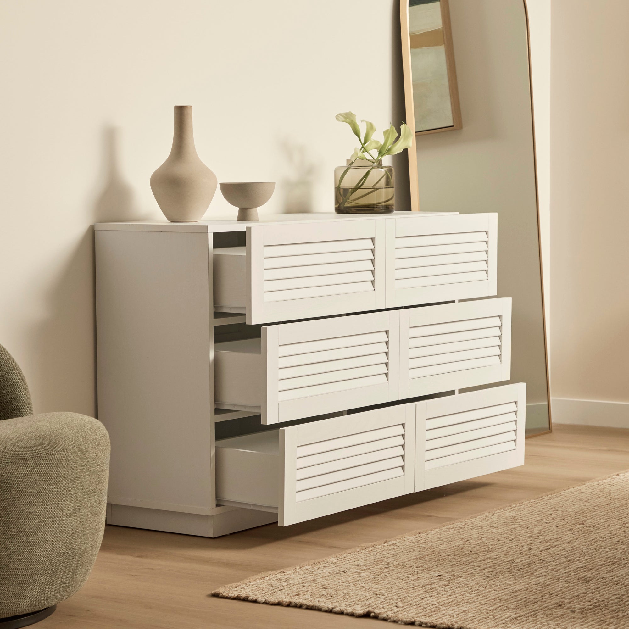furniture, mirror, and home decor