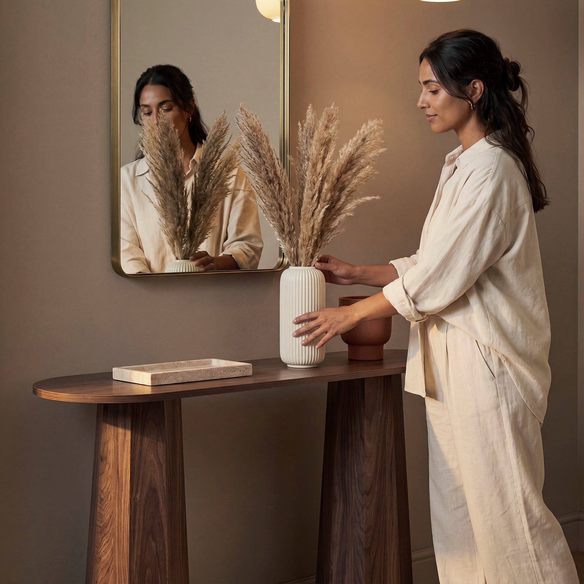 furniture, mirror, and home decor