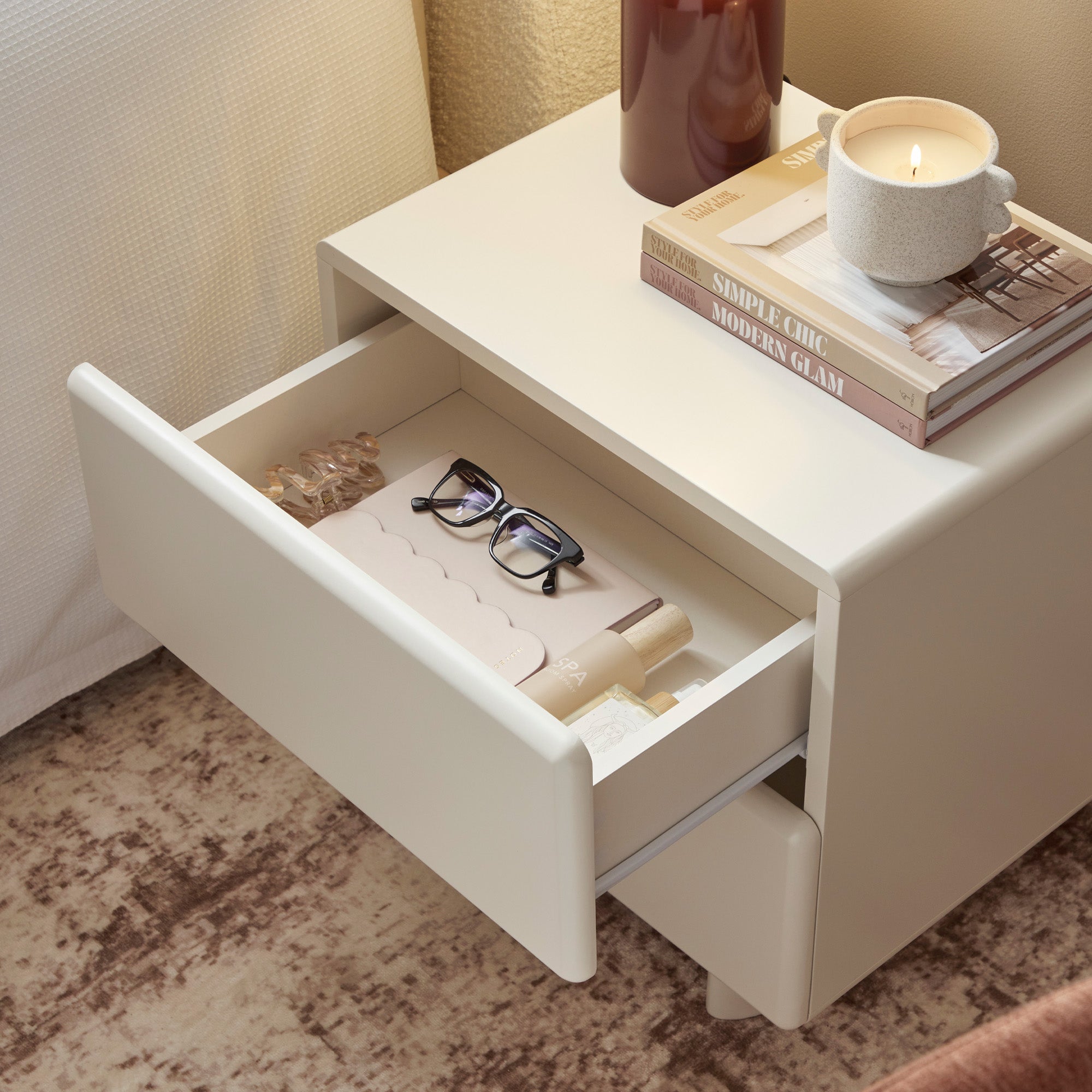 furniture, mirror, and home decor