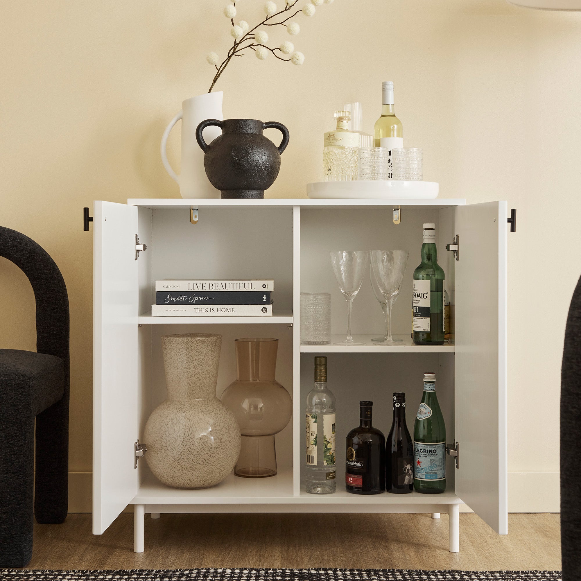 furniture, mirror, and home decor