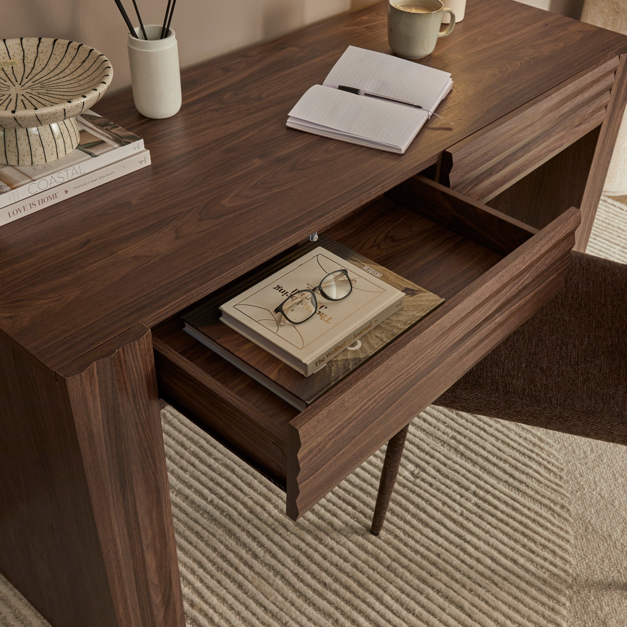 furniture, mirror, and home decor