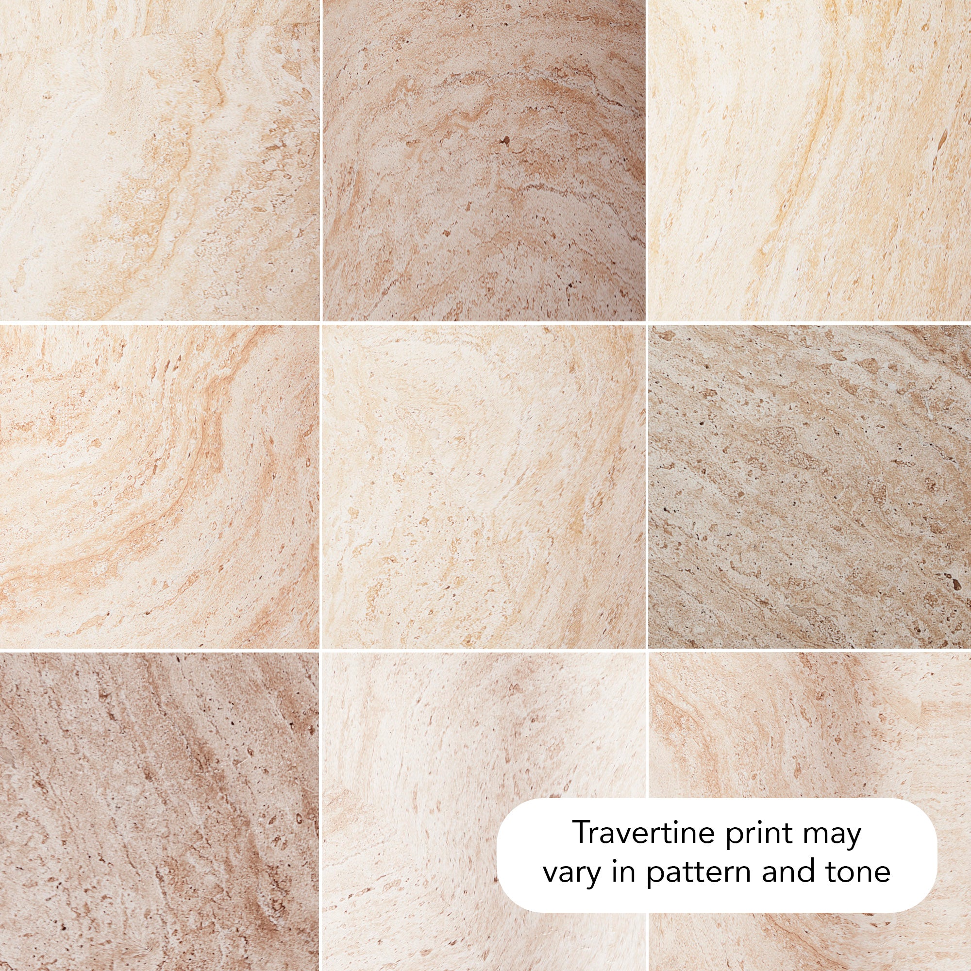 Isla 90cm Travertine Look Coffee Table