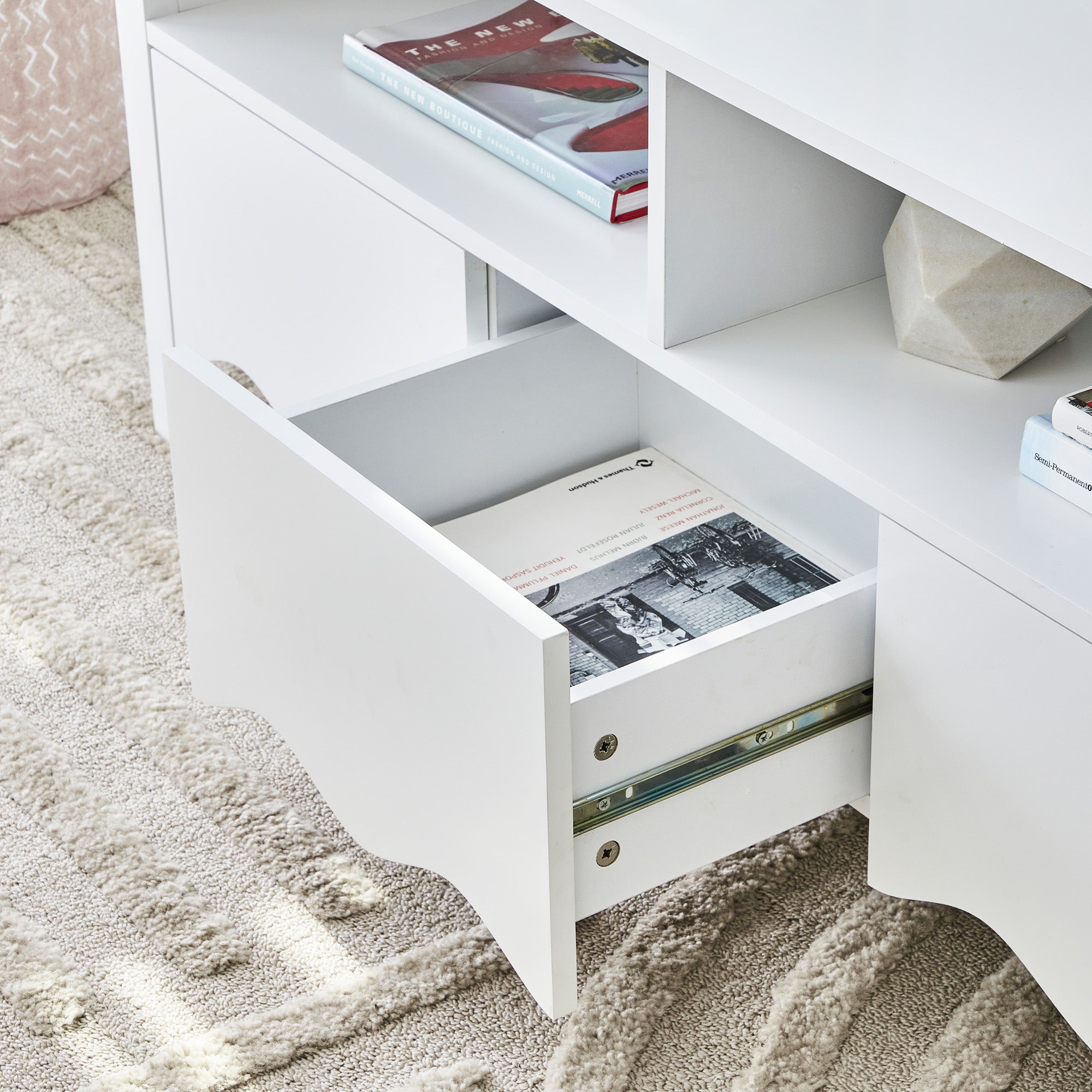 Scallop 120Cm Tv Unit White Units