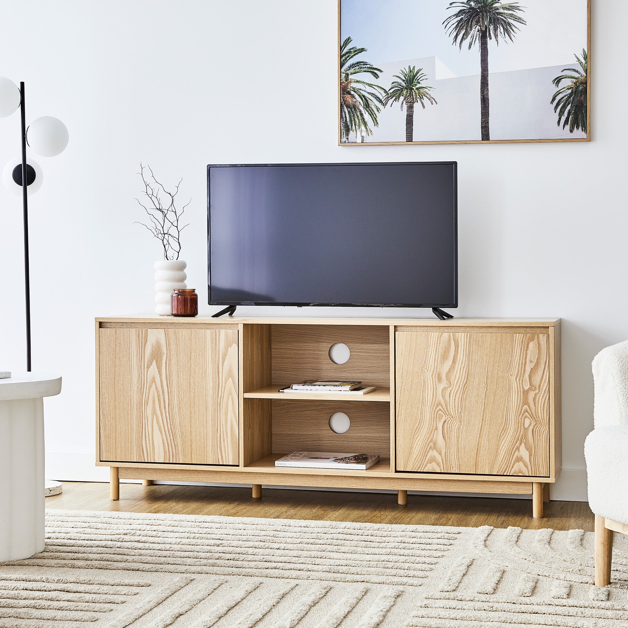 Emerson 160Cm Tv Unit Natural Units