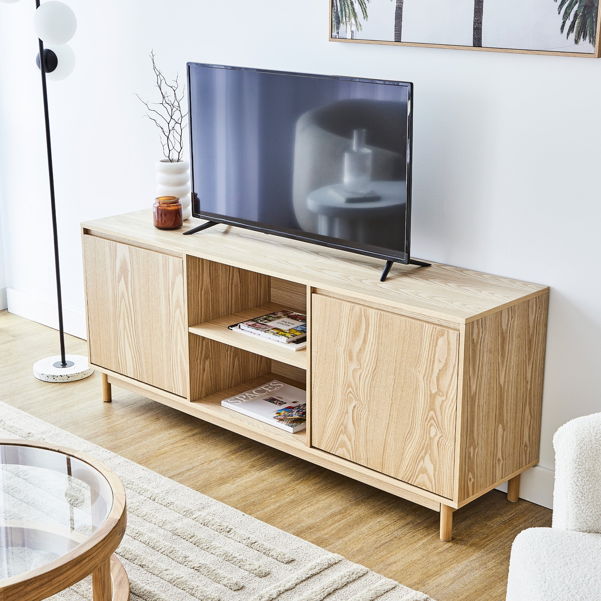 Emerson 160Cm Tv Unit Natural Units