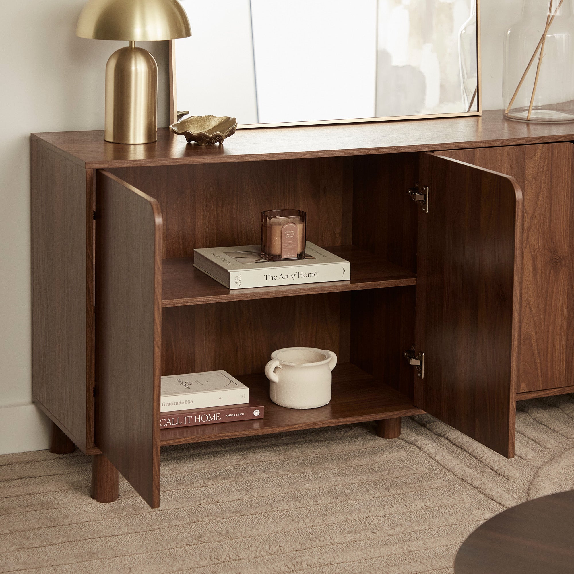 furniture, mirror, and home decor