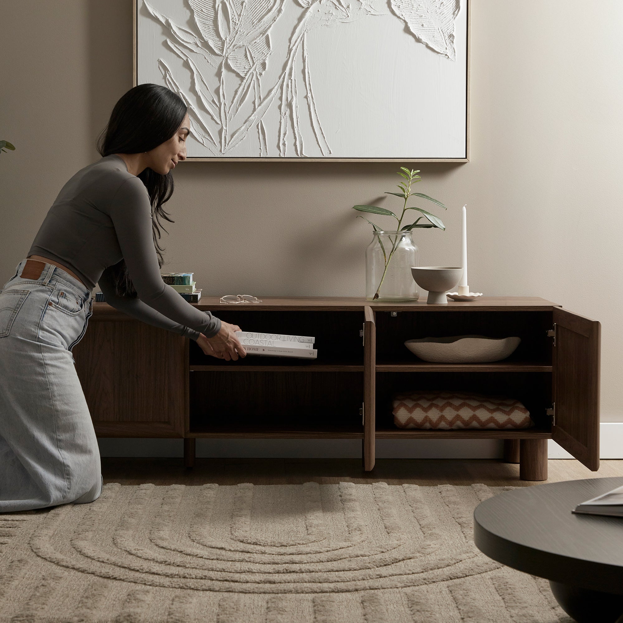 furniture, mirror, and home decor