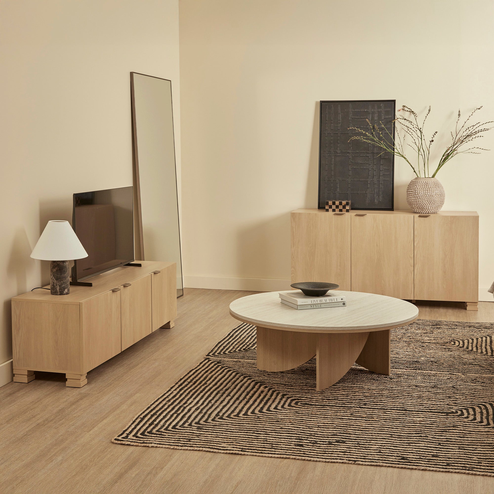 furniture, mirror, and home decor