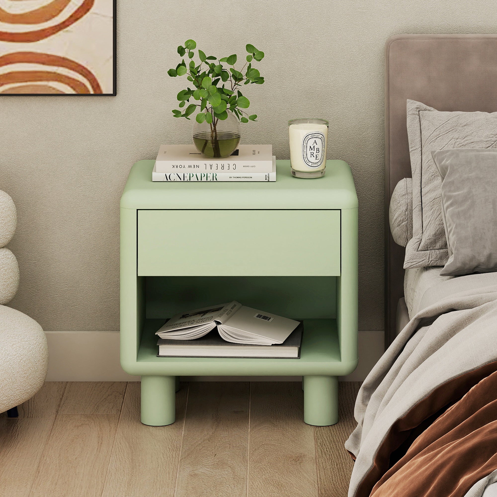 furniture, mirror, and home decor