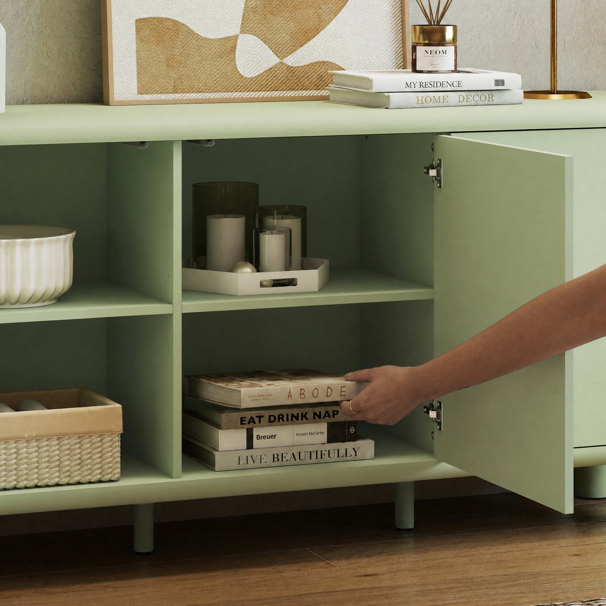 furniture, mirror, and home decor