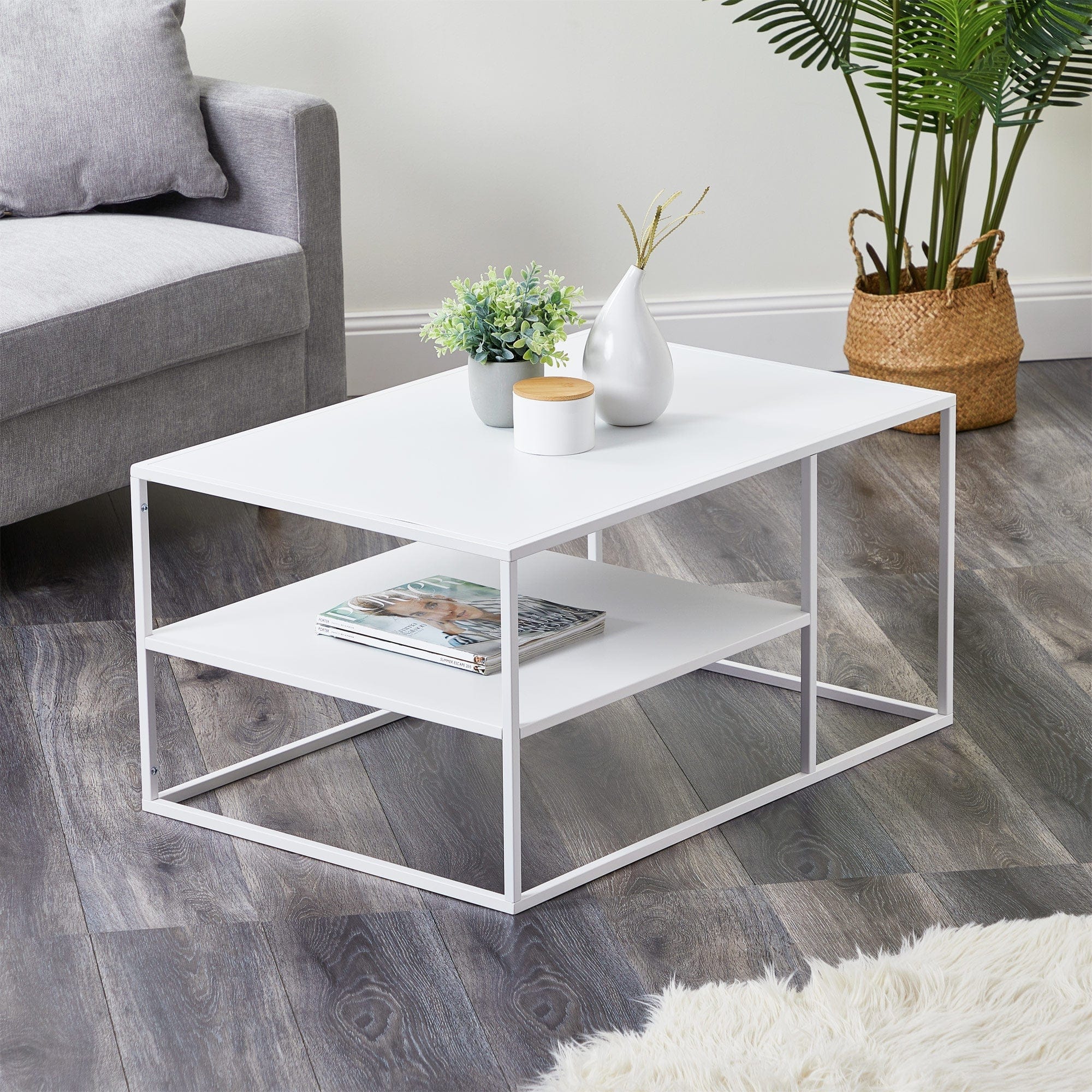 Cooper & Co. Homewares Tables Cooper & Co. Living Aria Coffee Table White