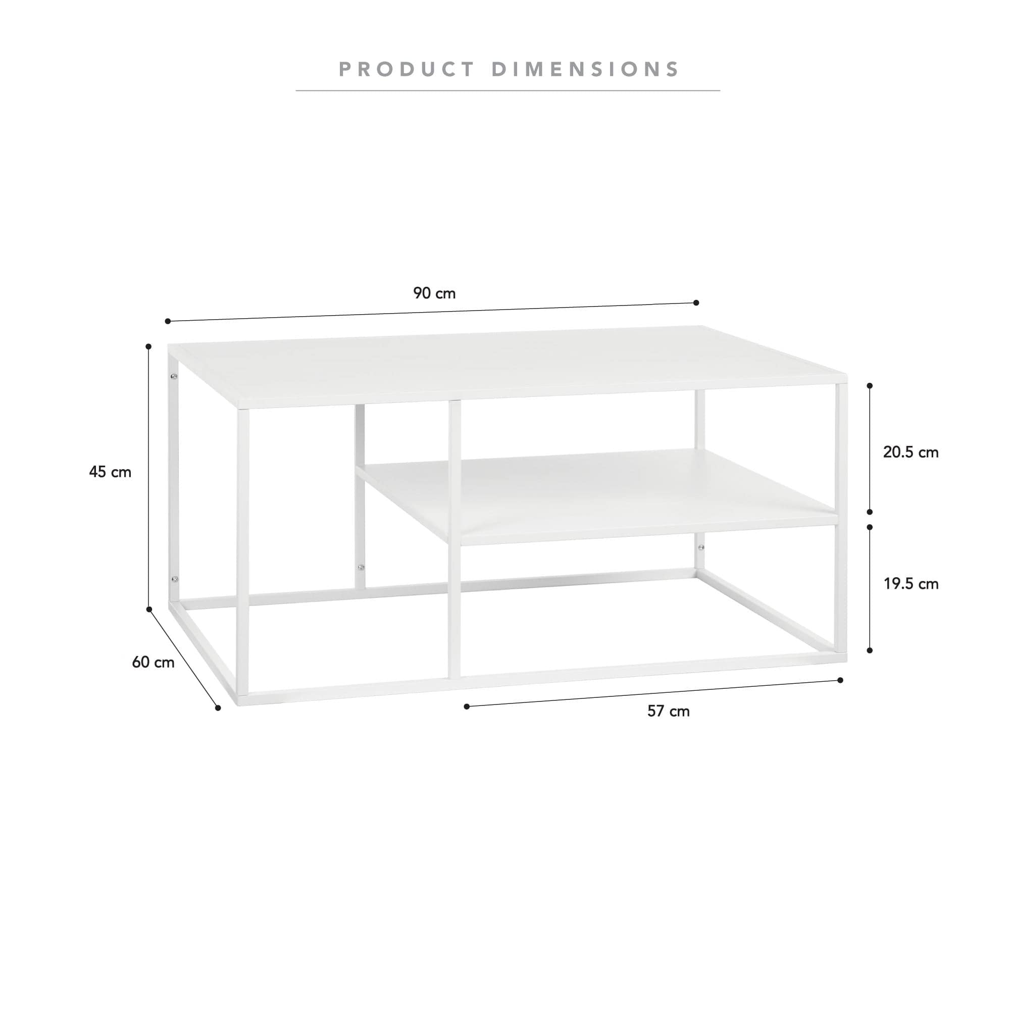 Cooper & Co. Homewares Tables Cooper & Co. Living Aria Coffee Table White