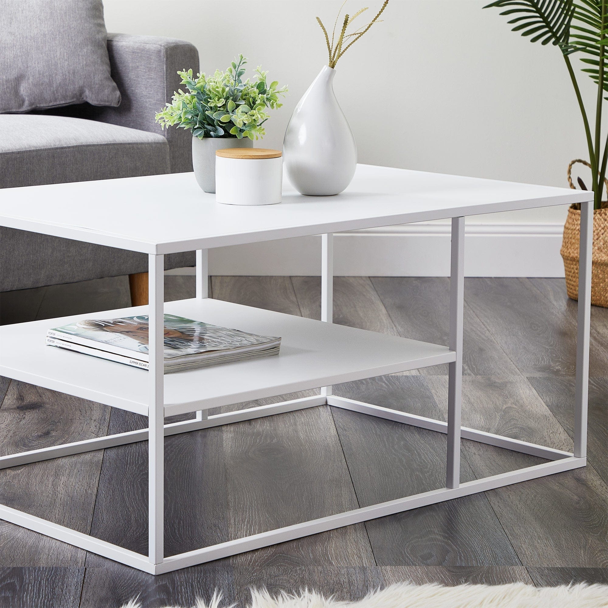 Cooper & Co. Homewares Tables Cooper & Co. Living Aria Coffee Table White